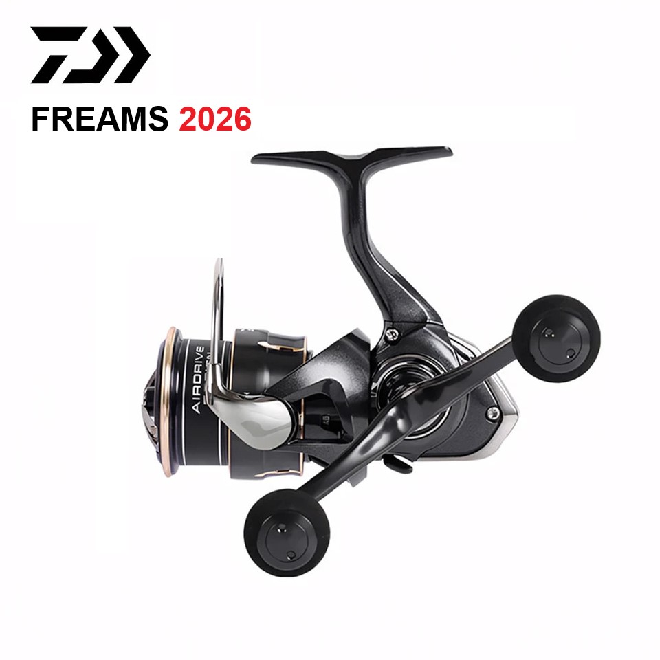 Daiwa Reel Fuego - รอกสปินนิ่ง DAIWA 2026 FREAMS, รอกตกปลาสำหรับน้ำจืดและน้ำเค็ม, รอกตีไกลอเนกประสงค์สำหรับตกปลาด้วยเหยื่อปลอม