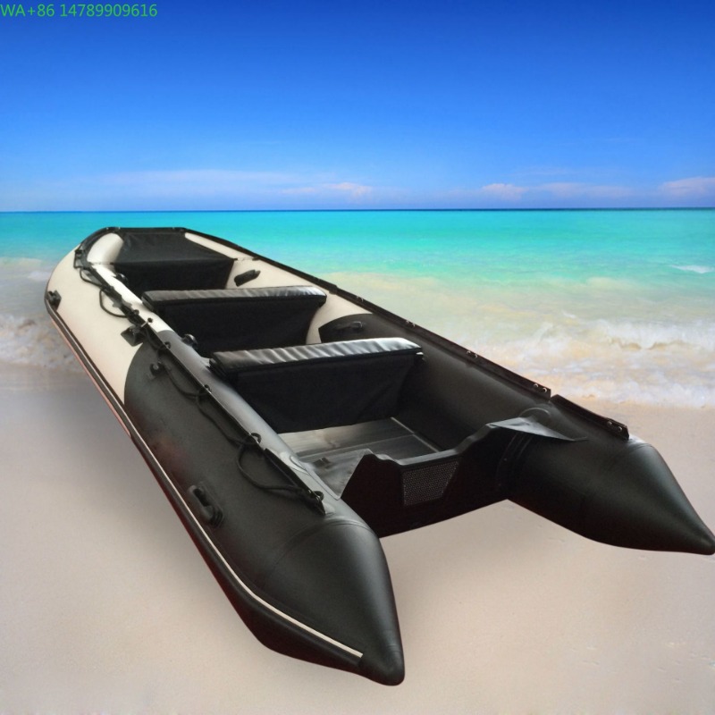 Fishing Boat Seat - เรือยางพีวีซีหนาพิเศษ 4.7 เมตร 9 ที่นั่ง เรือกู้ภัย
