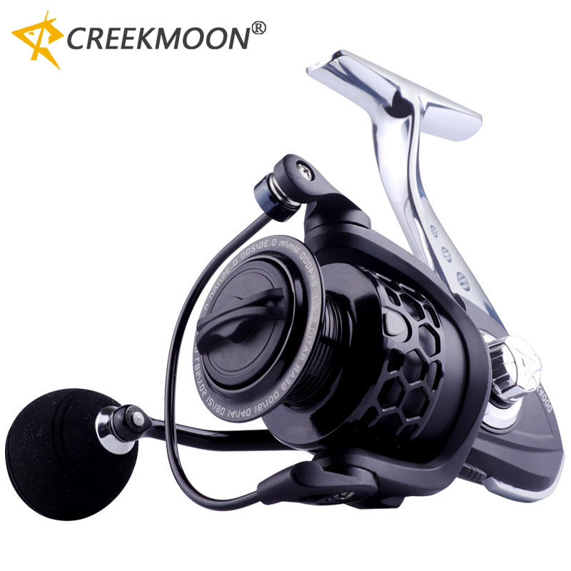 Fishing Boat Steering Wheel - รอกตกปลาโลหะสำหรับการตกปลาระยะไกล ไม่มีช่องว่าง 5.2:1 ตัวสปูลทำจากสแตนเลส ด้ามจับ แรงดึงสูงสุด