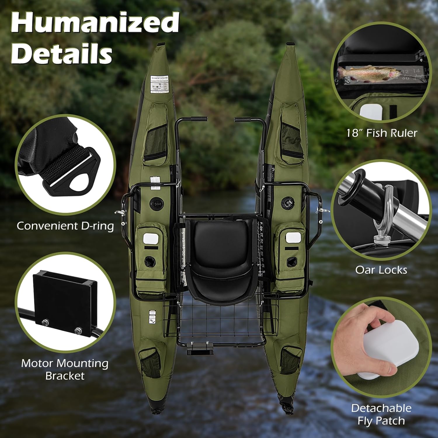 เรือยางเป่าลมสำหรับผู้ใหญ่ พร้ - Fishing Boat Seat บทวิจารณ์และราคา