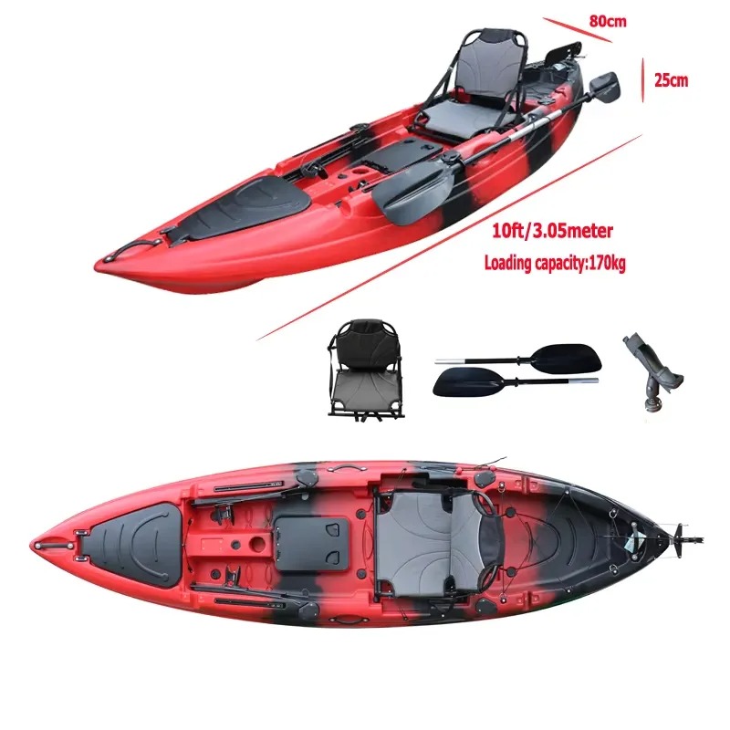 เรือคายัคแบบนั่งเดี่ยวขนาด 10  - Fishing Boat Seat บทวิจารณ์และราคา