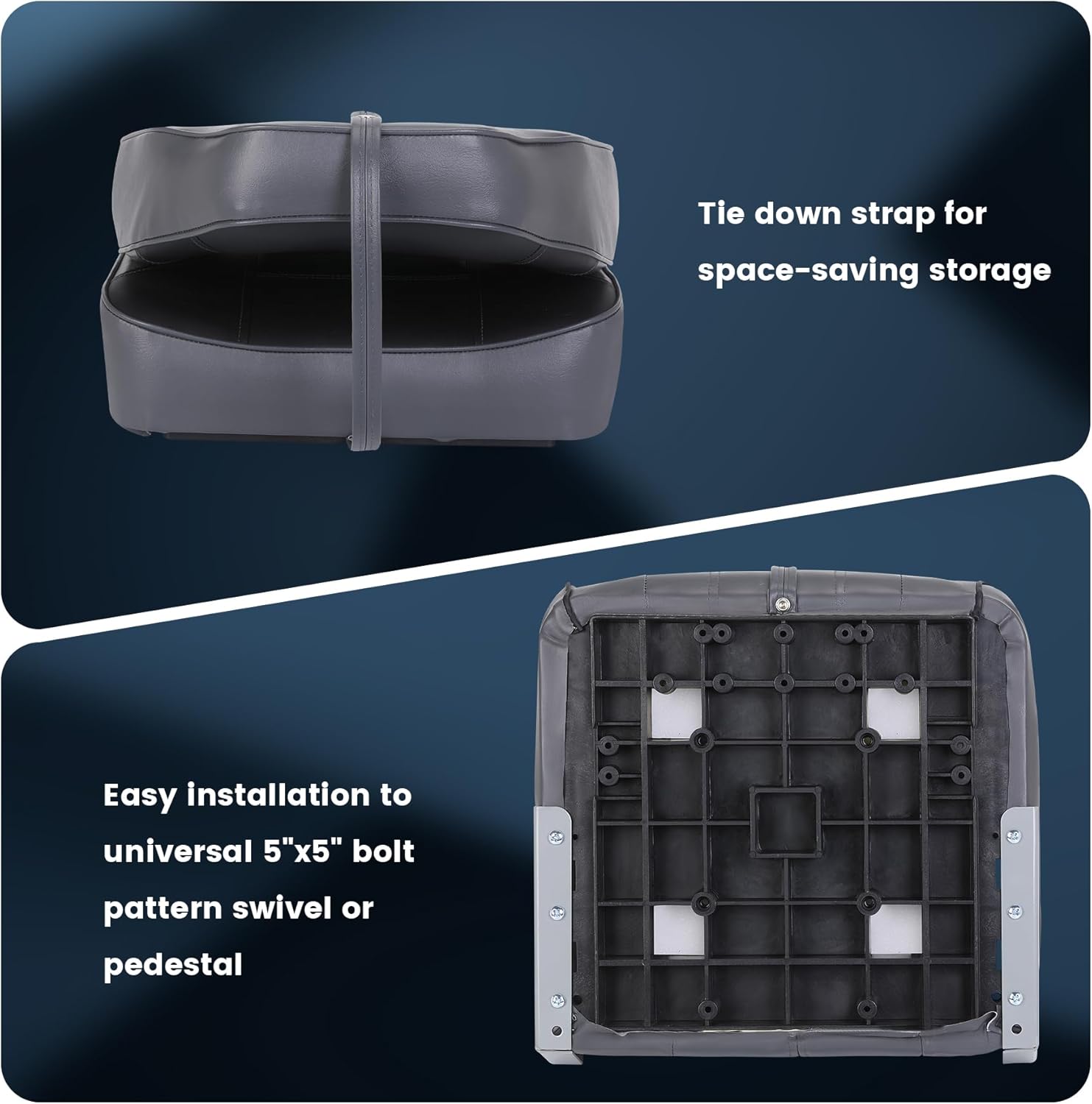 เบาะเรือพับได้ 2 ชิ้น, เบาะเรื - Fishing Boat Seat บทวิจารณ์และราคา